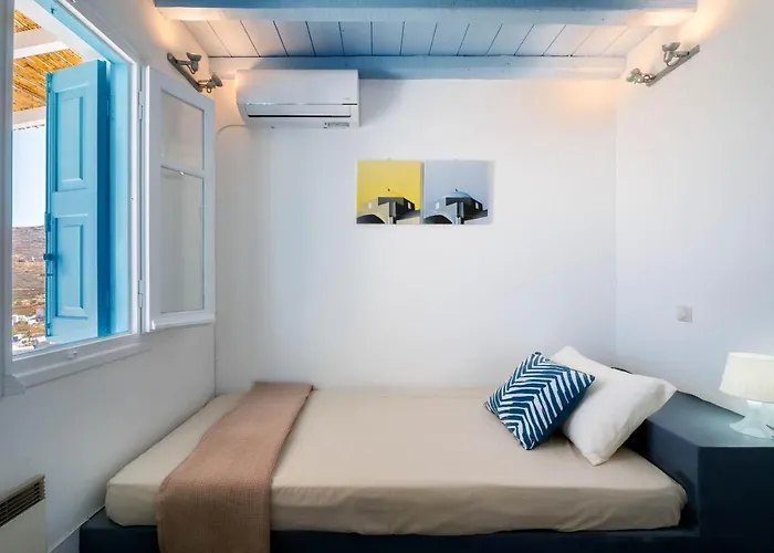 Sea View Island Serifos Town