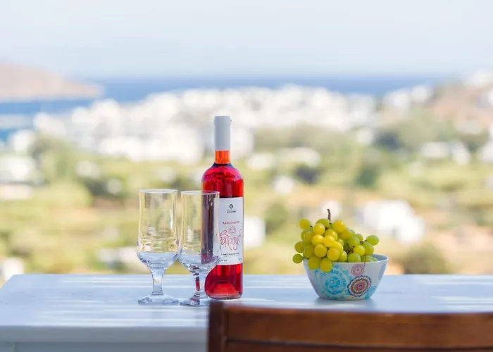 Sea View Island Villa Serifos Town